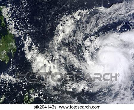 Typhoon Bopha in the Western Pacific Ocean. View Large Photo Image Stock Photograph - Typhoon Bopha in the Western Pacific Ocean.. Fotosearch