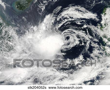 Typhoon Gaemi over the South China Sea. View Large Photo Image Stock Photograph - Typhoon Gaemi over the South China Sea.. Fotosearch