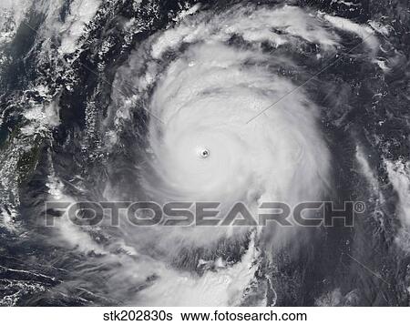 Stock Photograph - Typhoon Maemi in the Western Pacific Ocean.. Fotosearch