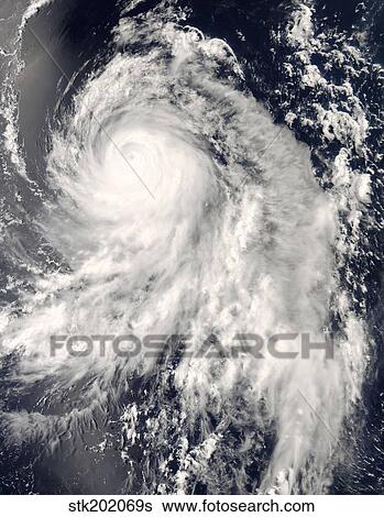 Stock Photograph - Typhoon Nakri off Japan. Fotosearch