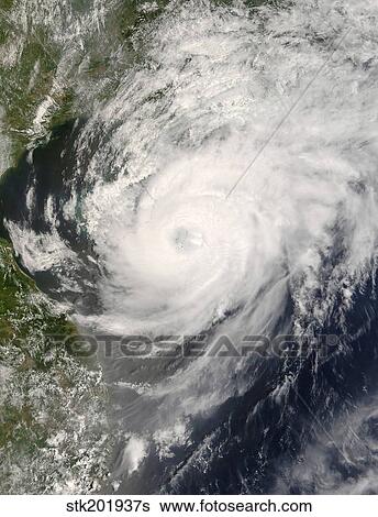 Stock Photograph - Typhoon Neoguri approaching China.. Fotosearch