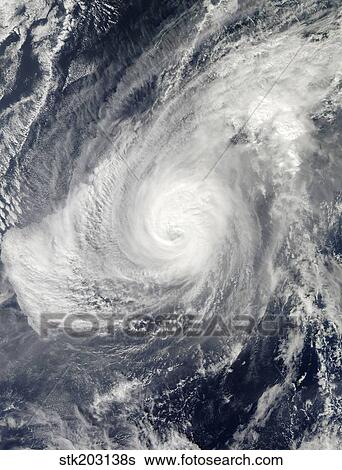 Typhoon Nida south-southwest of Iwo Jima. View Large Photo Image Stock Photograph - Typhoon Nida south-southwest of Iwo Jima.. Fotosearch
