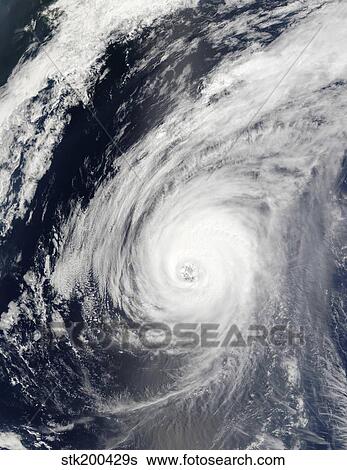 Typhoon Sudal south of Japan. View Large Photo Image Stock Photograph - Typhoon Sudal south of Japan.. Fotosearch