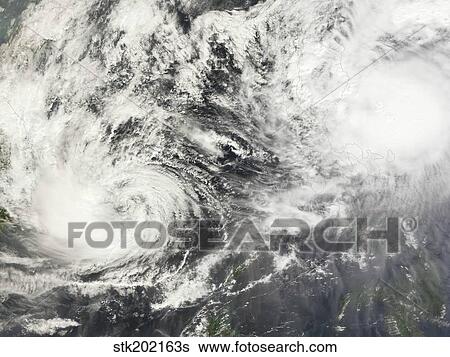 Typhoons Mitag and Hagibis View Large Photo Image Stock Photograph - Typhoons Mitag and Hagibis. Fotosearch