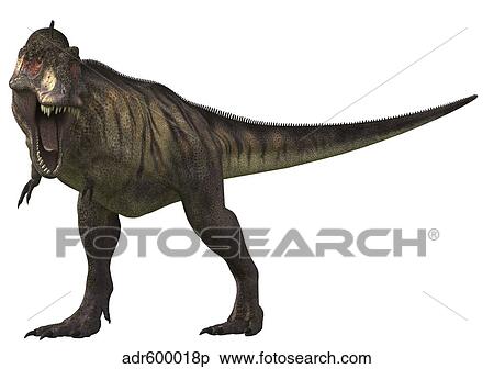 Tyrannosaurus Rex, a large carnivore of the Cretaceous Period. View Large Illustration Stock Illustration - Tyrannosaurus Rex, a large carnivore of the Cretaceous Period.. Fotosearch