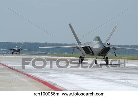 U. S. Air Force F-22A Raptor taxiing at Langley Air Force Base, Virginia. View Large Photo Image Picture - U. S. Air Force F-22A Raptor taxiing at Langley Air Force Base, Virginia.. Fotosearch
