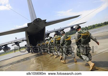 U. S. Army Rangers board a U. S. Air Force MC-130 Combat Talon II. View Large Photo Image Picture - U. S. Army Rangers board a U. S. Air Force MC-130 Combat Talon II.. Fotosearch