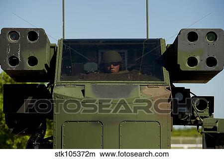 U. S. Army Specialist operates an Avenger missile system. View Large Photo Image Picture - U. S. Army Specialist operates an Avenger missile system.. Fotosearch
