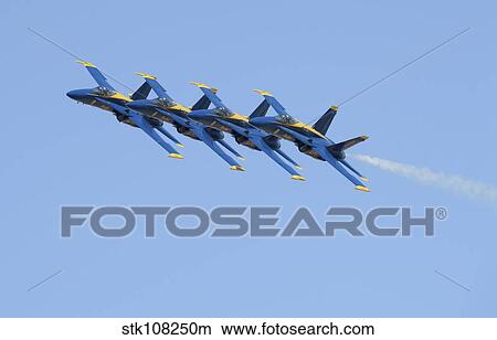 U. S. Navy flight demonstration squadron, the Blue Angels. View Large Photo Image Picture - U. S. Navy flight demonstration squadron, the Blue Angels.. Fotosearch