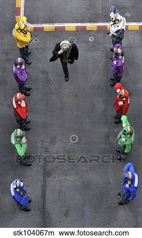 U. S. Navy rainbow sideboys stationed aboard aircraft carrier USS Abraham Lincoln. View Large Photo Image Picture - U. S. Navy rainbow sideboys stationed aboard aircraft carrier USS Abraham Lincoln.. Fotosearch