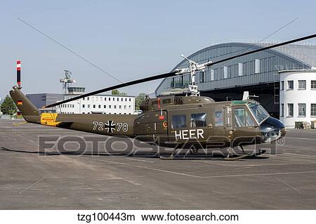 UH-1D Huey of the German Army at Fritzlar Air Base, Germany. View Large Photo Image Picture - UH-1D Huey of the German Army at Fritzlar Air Base, Germany.. Fotosearch
