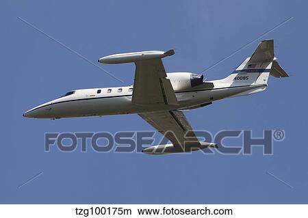 United States Air Forces Europe C-21A Learjet in flight over Germany. View Large Photo Image Picture - United States Air Forces Europe C-21A Learjet in flight over Germany.. Fotosearch