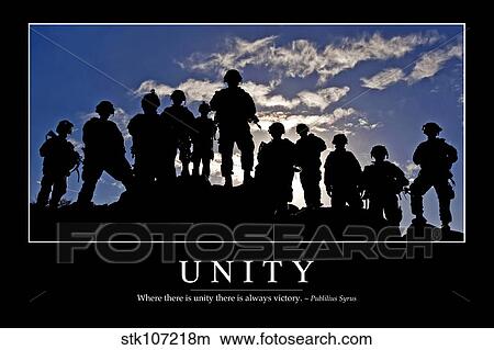 Picture - Unity: Inspirational Quote and Motivational Poster. Fotosearch