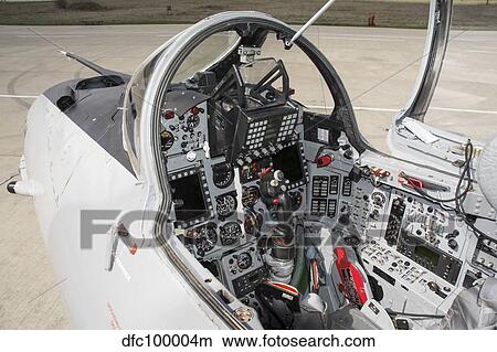 Upgraded glass cockpit of a Romanian Air Force MiG-21 Lancer. View Large Photo Image Picture - Upgraded glass cockpit of a Romanian Air Force MiG-21 Lancer.. Fotosearch