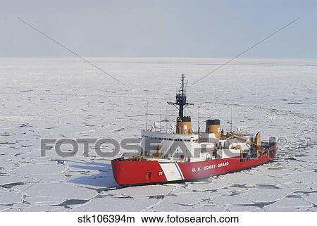 USCGC Polar Sea conducts a research expedition in the Beaufort Sea. View Large Photo Image Picture - USCGC Polar Sea conducts a research expedition in the Beaufort Sea.. Fotosearch