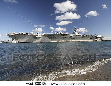 USS Abraham Lincoln returning to port. View Large Photo Image Picture - USS Abraham Lincoln returning to port.. Fotosearch