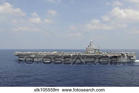 USS Abraham Lincoln transits the Indian Ocean. View Large Photo Image Picture - USS Abraham Lincoln transits the Indian Ocean.. Fotosearch