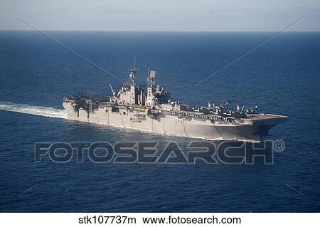 USS Bonhomme Richard transits the Coral Sea. View Large Photo Image Picture - USS Bonhomme Richard transits the Coral Sea.. Fotosearch