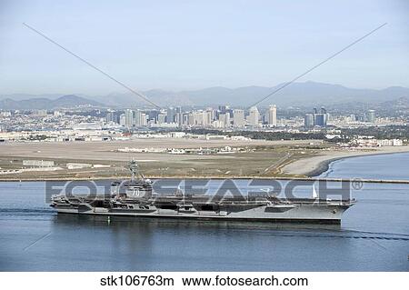 USS Carl Vinson gets underway from Naval Air Station North Island. View Large Photo Image Picture - USS Carl Vinson gets underway from Naval Air Station North Island.. Fotosearch
