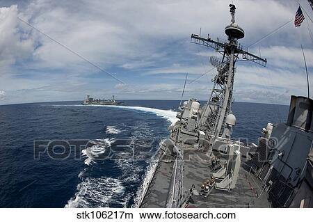 USS Cowpens makes a high speed turn after an underway replenishment. View Large Photo Image Picture - USS Cowpens makes a high speed turn after an underway replenishment.. Fotosearch