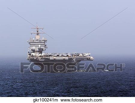 USS Enterprise in the Arabian Sea. View Large Photo Image Picture - USS Enterprise in the Arabian Sea.. Fotosearch