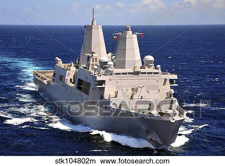 USS Green Bay transits the Indian Ocean. View Large Photo Image Picture - USS Green Bay transits the Indian Ocean.. Fotosearch