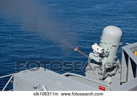 USS Harry S. Truman tests the Close-In Weapons System. View Large Photo Image Picture - USS Harry S. Truman tests the Close-In Weapons System.. Fotosearch