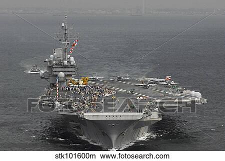 Picture - USS Kitty Hawk. Fotosearch
