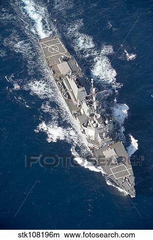 USS Stout transits the Mediterranean Sea. View Large Photo Image Picture - USS Stout transits the Mediterranean Sea.. Fotosearch