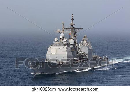 USS Vicksburg transits the Arabian Sea. View Large Photo Image Picture - USS Vicksburg transits the Arabian Sea.. Fotosearch