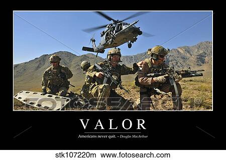 Valor: Inspirational Quote and Motivational Poster View Large Photo Image Picture - Valor: Inspirational Quote and Motivational Poster. Fotosearch