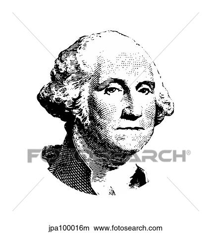 Vector artwork of George Washington. View Large Illustration Stock Illustration - Vector artwork of George Washington.. Fotosearch