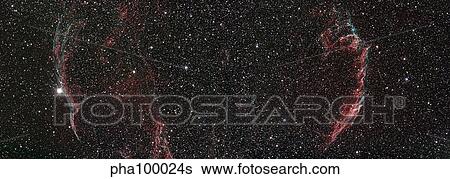 Stock Photograph - Veil Nebula Mosaic. Fotosearch