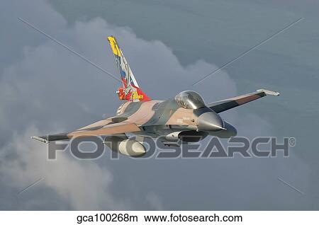 Venezuelan Air Force F-16 in flight over Brazil. View Large Photo Image Picture - Venezuelan Air Force F-16 in flight over Brazil.. Fotosearch