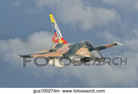 Venezuelan Air Force F-16 in flight over Brazil. View Large Photo Image Picture - Venezuelan Air Force F-16 in flight over Brazil.. Fotosearch
