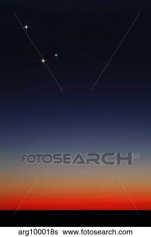 Venus, Mercury and Mars above the glowing horizon at dawn. View Large Photo Image Stock Photograph - Venus, Mercury and Mars above the glowing horizon at dawn.. Fotosearch