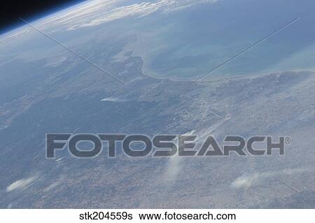 View from space of Texas and the Gulf of Mexico. View Large Photo Image Stock Photograph - View from space of Texas and the Gulf of Mexico.. Fotosearch