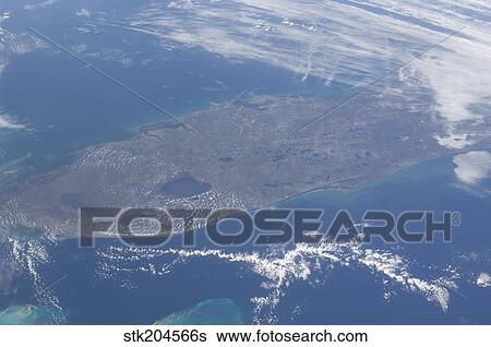 View from space of the Florida peninsula. View Large Photo Image Stock Photograph - View from space of the Florida peninsula.. Fotosearch