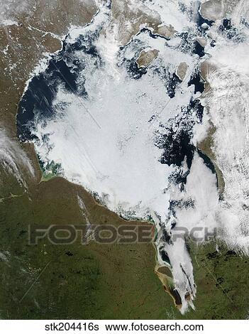 View of ice breaking up on Hudson Bay. View Large Photo Image Stock Photograph - View of ice breaking up on Hudson Bay.. Fotosearch