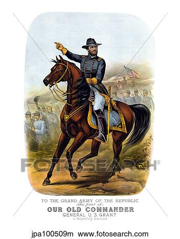 Drawings Of Vintage Civil War Poster General Ulysses S Grant On Drawings Of Vintage Civil War Poster General Ulysses S Grant On