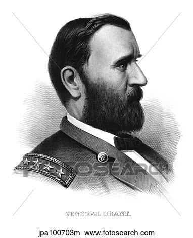 Drawings Of Vintage Civil War Print General Ulysses S Grant Drawings Of Vintage Civil War Print General Ulysses S Grant