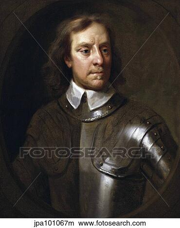 Vintage English History painting of Lord Protector Oliver Cromwell View Large Illustration Stock Illustration - Vintage English History painting of Lord Protector Oliver Cromwell. Fotosearch