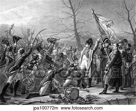 Vintage history print showing the return of Napoleon from Elba. View Large Illustration Stock Illustration - Vintage history print showing the return of Napoleon from Elba.. Fotosearch