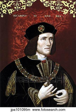 Stock Illustration - Vintage portrait of King Richard III of England.. Fotosearch