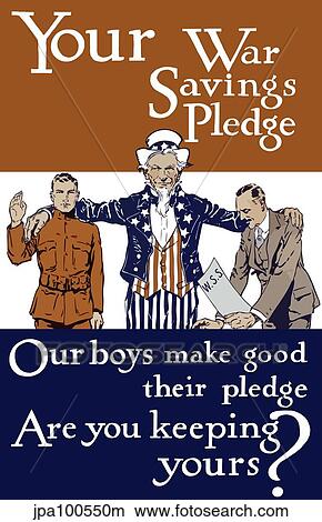 Vintage World War I poster of Uncle Sam. View Large Illustration Stock Illustration - Vintage World War I poster of Uncle Sam.. Fotosearch