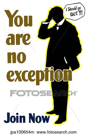 Stock Illustration - Vintage World War I poster showing the silhouette of a man holding his head.. Fotosearch