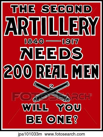 Stock Illustration - Vintage World War I propaganda poster.. Fotosearch