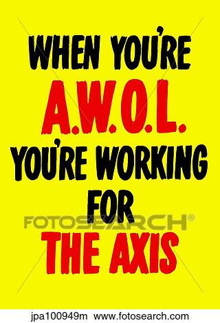 Stock Illustration - Vintage World War II propaganda poster.. Fotosearch