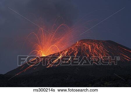 Vulcanian eruption of Anak Krakatau volcano, Sunda Strait, Java, Indonesia. View Large Photo Image Stock Photograph - Vulcanian eruption of Anak Krakatau volcano, Sunda Strait, Java, Indonesia.. Fotosearch