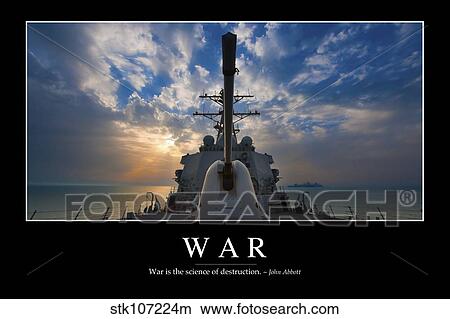 War: Inspirational Quote and Motivational Poster View Large Photo Image Picture - War: Inspirational Quote and Motivational Poster. Fotosearch